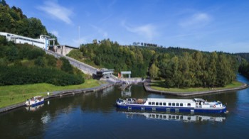  Arriving at Arzviller boat elevator 